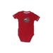 Jumping Beans Long Sleeve Onesie: Red Bottoms - Size 12 Month