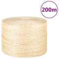 vidaXL Seil 100% Sisal 3 mm 200 m