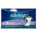 Always Ultra Thin Overnight Pads Winged Unscented Size 5 (Pack of 12)