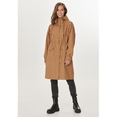 Outdoorjacke WEATHER REPORT "Pharell", Damen, Gr. 44, braun (camelfarben), 100% Polyester, unifarben, casual, lang, ohne Ausschnitt, Langarm, Jacken, mit 10.000 mm Wassersäule Image