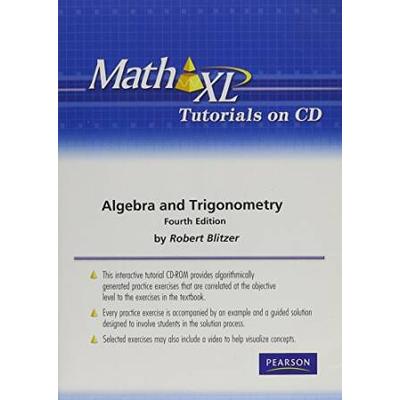 Mathxl Tutorials on CD for Algebra and Trigonometr...