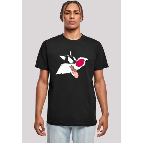 „T-Shirt F4NT4STIC „“T-Shirt ‚Looney Tunes Sylvester'““ Gr. M, schwarz Herren Shirts T-Shirts Herren,Premium Merch,Regular-Fit,Basic,Bedruckt“