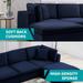 Mixoy Modern Convertible Sectional Sofa,L/U Shaped Corner Sleeper Sofa Couch,Modular Sectional Couches