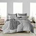 Oversized Queen Size Egyptian Cotton 1000 Thread Count Duvet Cover Solid Ultra Soft & Breathable 3 Piece Luxury Soft Wrinkle Free Cooling Sheet (1 Duvet Cover with 2 Pillowcases Light Grey)
