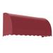 Awntech 5.375 ft Savannah Fixed Awning Acrylic Fabric Burgundy