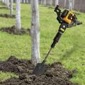 Miumaeov Excavator Garden Tree Digger 33CC 2-Stroke Air-Cooled Digging Machine Hand-held Digger Portable Post Hole Digger for Garden Farm Fence Protection