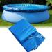 Polinkety Round Swimming Pool Cover Blue for 6 8 10 12 15Ft Diameter Easy Set Swimming Pool Cover Frame Pool Cover