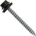 Metal Roofing Screws: (250) Screws X 2-1/2 Dark Bronze Hex Head Sheet Metal Roof Screw. Self Starting/Tapping Metal To Woodsheet Metal Screws With EPDM Washer. For Corrugated Roofing