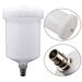 Plastic HVLP Paint Cup Pot Fit For SATA Spray Connector Jet Paint Sprayer A4