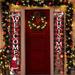 Welcome Christmas Banners Decorations Outdoor 12x72in Merry Christmas Door Porch Sign Banners Hanging Banners for Front Door Indoor Outdoor Decor