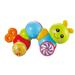 Press and Crawl Toy Caterpillar Push Rattle Toy Activity Toy for Toddler Kids Children (Random Colorï¼‰