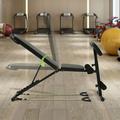 Black Adjustable Weight Bench for Full Body Workout Incline and Flat Weight Bench