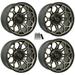 GTW Bravo 14 Golf Cart Wheels/Rims Bronze E-Z-GO & Club Car