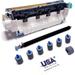 USA Printer Q5998-67904-MTKv2-USA (Q5998A Q5998-67903) Maintenance Kit for HP LaserJet 4345 includes RM1-1043 Fuser RM1-0699 Transfer Roller & Tray 1-4 Roller Kit (110V)