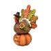 Christmas Party Decorations Gift Thanksgiving Table Decor Fall Figurine Tabletop Resin Pumpkin Decorations Party Autumn Centerpiece For Home Kitchen Office Day Decoration