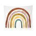 JeashCHAT Rainbow Tapestry Wall Decor Rainbow Wall Hanging Hand Sewn Edges Boho Colors Clearance