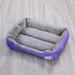 Gespout Dog Warm Pad Cat Bed Dog Bed Dog Sofa Bed Dog Mat Pet Bed Purple 2XL