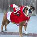 Boluotou Dog Costumes Pet Costume Pet Halloween Christmas Suit Cowboy Rider Style Santa Claus Christmas Pet Dogs Outfits for Festival Pet Dress Up