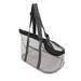 Gespout Pet Carrier Bag Dog Purse Cat Carrier Pet Handbag Breathable Mesh Design for Small Dogs and Cats Lightweight Panoramic Pet Bag Black+Grey 44*23*25CM/17.3*9.0*9.8IN