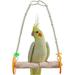 Roll Swing - Pumice Perch Toys Trims Nails and Beaks Safe and Non-Toxic Cage Accessories for Small and Large s Swinging Toys s Will Love XSmall 4.5 Inches