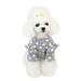 Wiueurtly Large Dog Christmas Outfit Girl Pet clothes autumn winter winter pet clothes love bottoming shirt