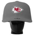 Unisex Noggin Boss Gray Kansas City Chiefs Oversized Hat