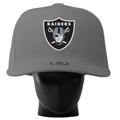 Unisex Noggin Boss Gray Las Vegas Raiders Oversized Hat