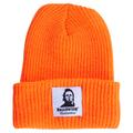 Unisex Contenders Clothing Orange Halloween Myers Face Cuffed Knit Hat