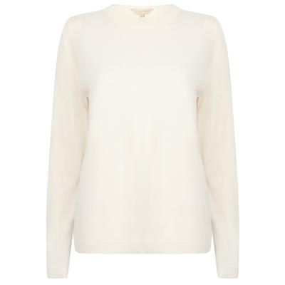Jumpers Obama2 Crew Neck Knit Jumper In Clean Cream - Plum Tree / L - Tokyo Laundry