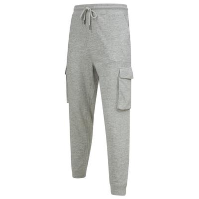 Sweatpants Frankie Multi-Pocket Cargo Style Cuffed Joggers in Light Grey Marl / XXL - Tokyo Laundry
