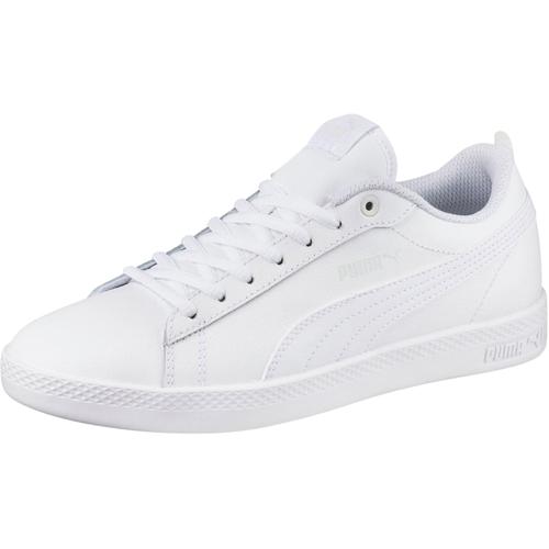 „Sneaker PUMA „“SMASH WNS V2 L““ Gr. 41, weiß (puma white, puma white) Schuhe Sneaker“
