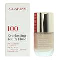 Clarins Everlasting Youth Fluid Foundation SPF15 100 Lily 30ml