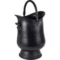 Sterling Ventures Elongated Tall Coal Scuttle Hod Bucket Antique Style with Casted Handles