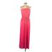 Old Navy Casual Dress Strapless Sleeveless: Pink Print Dresses - Women's Size Large