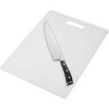 APARTMENTS Classic 8-Inch Chef's Knife Paired w/ Kitchen Safety Large Cutting Board Easy To Grip Handle (11+14) Inches, w/ Three Rivets | Wayfair