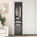 Mercury Row® Osterman Closet System Reach-In Sets Manufactured Wood in Gray | 80.9 H x 19.5 W x 17.5 D in | Wayfair REBR1522 38021710