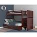 Viv + Rae™ Beckford 7 Drawer Solid Wood Standard Bunk Bed w/ Shelves Wood in Gray/Brown | Twin over Full | Wayfair 604A6A4321614C478ED46AB22FA860F5
