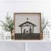 The Holiday Aisle® Nativity Scene Wood in Brown | 16 H x 16 W x 1.5 D in | Wayfair F9BD57600DD94304B376EA51E7B01093