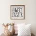 The Holiday Aisle® Happy Easter Plaid Bunny Whitewash Wood in Brown/White | 16 H x 16 W x 1.5 D in | Wayfair 4F61A4197A1A4496AA7614279E19B926