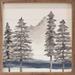 Millwood Pines Modern Nordic Lodge Mountains By Emily Wood in Brown | 8 H x 8 W x 1.5 D in | Wayfair C793E275D3BC4412907CBE062682AE81