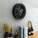 17 Stories Kravits 15" Wall Clock Metal in Black | 15 H x 15 W x 2.8 D in | Wayfair 45C27853B15B4FB1BB457ACC2C0ABFC2