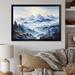 Millwood Pines Besjan White Mountains Misty Horizon II Framed On Canvas Print Metal | 30 H x 40 W x 1.5 D in | Wayfair