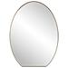 Uttermost 09924 Cabell 32" x 24" Oval Flat Stainless Steel Accent