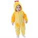 Phenas Flannel Chick Costume for Baby Girls and Boys Easter Cute Animal Costume Toddler Boys Girl Chicken Romper Jumpsuit