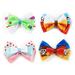 JiaDuo Baby Girls Hair Bow Clips 4pc Cartoon Birthday Party Dress Up Accessories 4 Inch