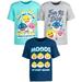 Pinkfong Baby Shark Toddler Boys 3 Pack T-Shirts Infant to Toddler