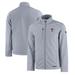 Men's Cutter & Buck Gray Texas Tech Red Raiders Evoke Eco Softshell Recycled Full-Zip Jacket