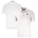 Men's Cutter & Buck White Oklahoma Sooners Big Tall Forge Eco Stretch Recycled Polo