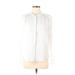 Gap Long Sleeve Button Down Shirt: White Tops - Women's Size Medium
