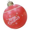 Amosfun 4pcs Inflatable Christmas Ball Giant Christmas Ball Giant Christmas Inflatables Christmas Inflatable Ball Christmas Ornament Christmas Decoration Toys Plastic Outdoor Accessories